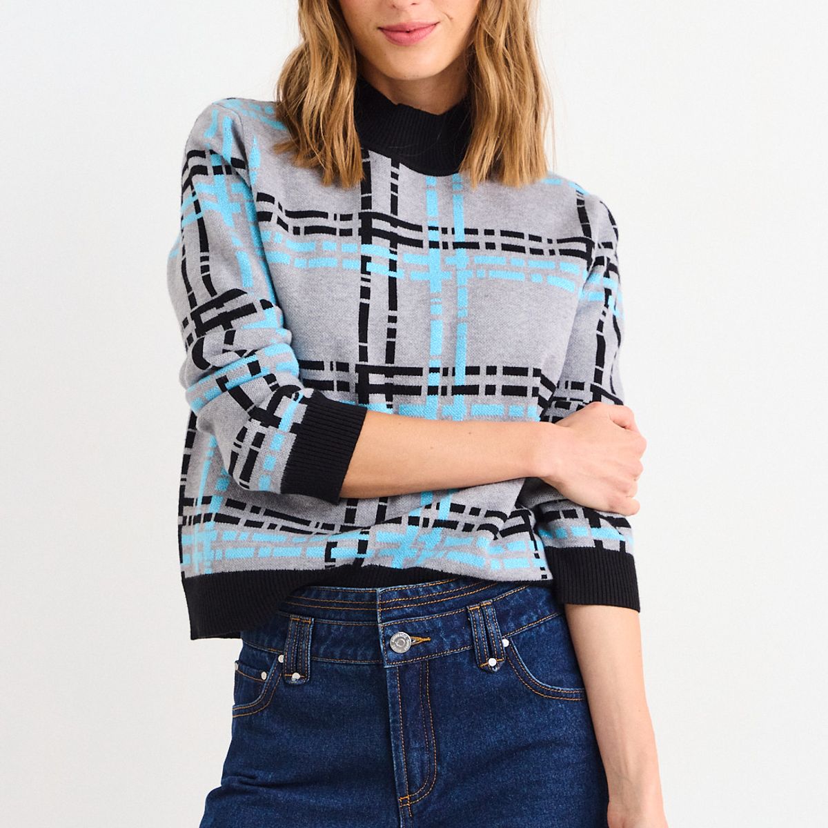 IO - Sweater Fantasia Mujer Gris Io