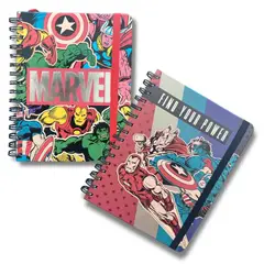 MOOVING - Libreta Espiral Marvel Hojas Lineal A5 -MOOVING
