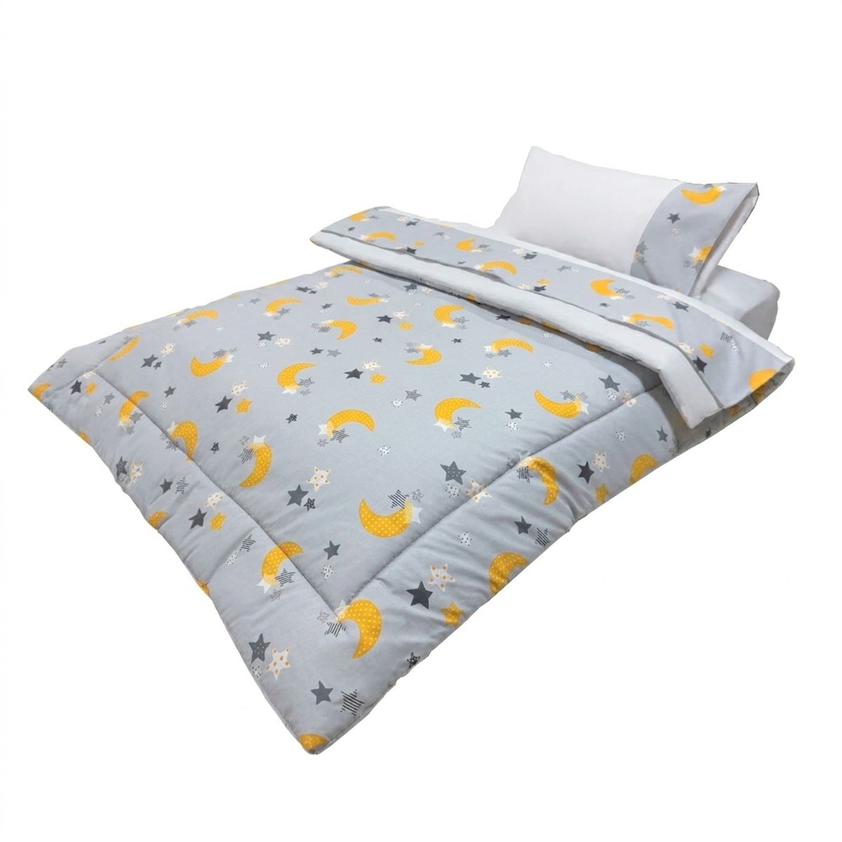 KINDERFLEX - Set Cuna Playard 100% Algodón Dream