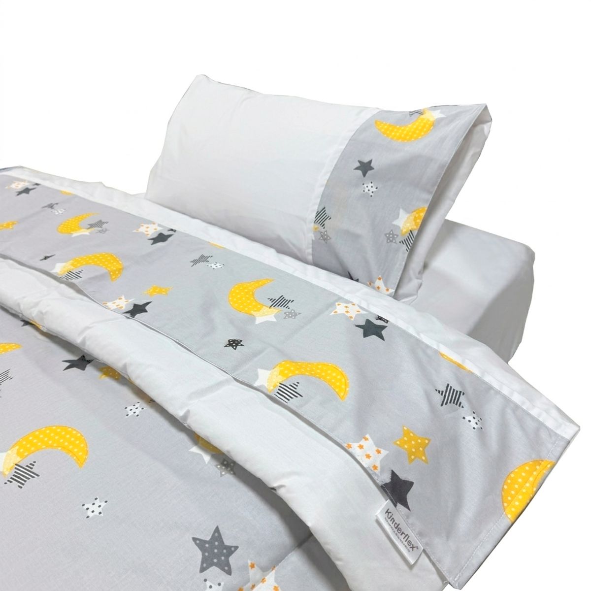 KINDERFLEX - Set Cuna Playard 100% Algodón Dream