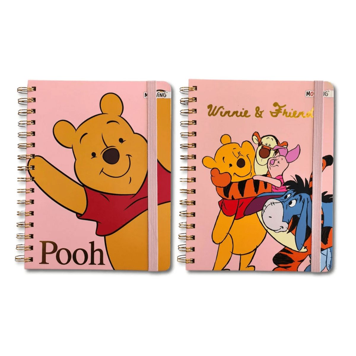 MOOVING - Libreta espiral Winnie The Pooh hojas lineadas 96hjs A5 MOOVING
