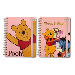 MOOVING - Libreta espiral Winnie The Pooh hojas lineadas 96hjs A5