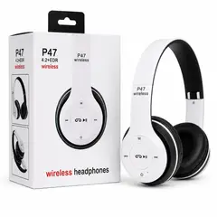 GENERICO - Audífonos Bluetooth P47 Inalámbricos Wireless FM Micro SD