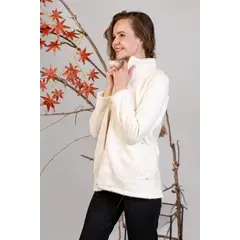 MAGENTA WOMAN - Chaqueta Paño Polar 15 Blanca
