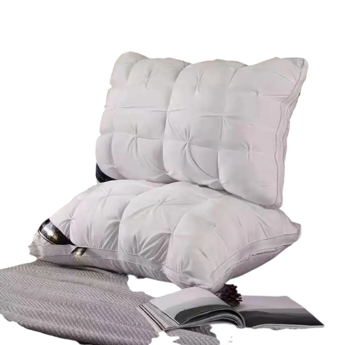 GENERICO - Set 2 Almohada Premium 50x70 Relleno De Algodón