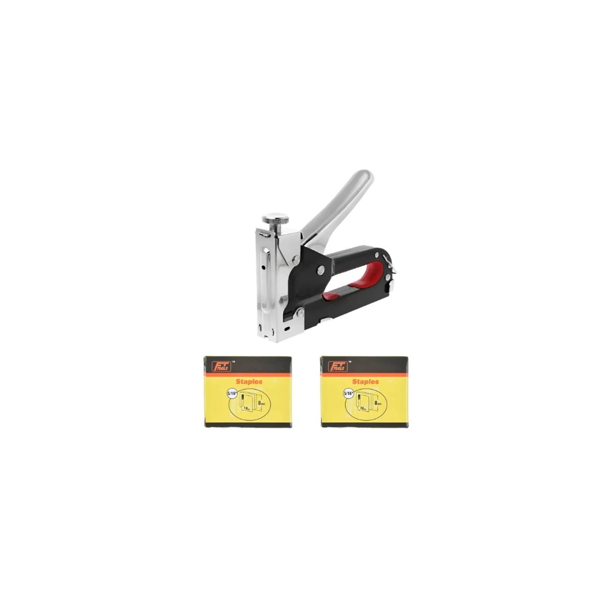 GENERICO - Set Engrapadora Tapicería Grapadora Corchetera Profesional