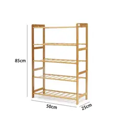 GENERICO - Zapatero Organizador De Zapatos de Madera 5 Pisos