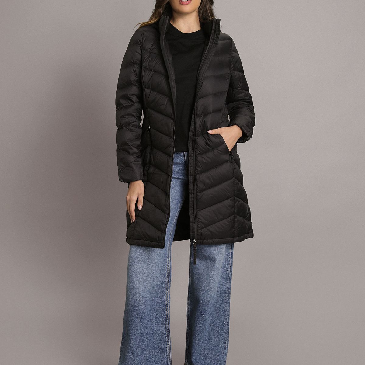CALVIN KLEIN - Parka Ligera Acolchada Negro Calvin Klein