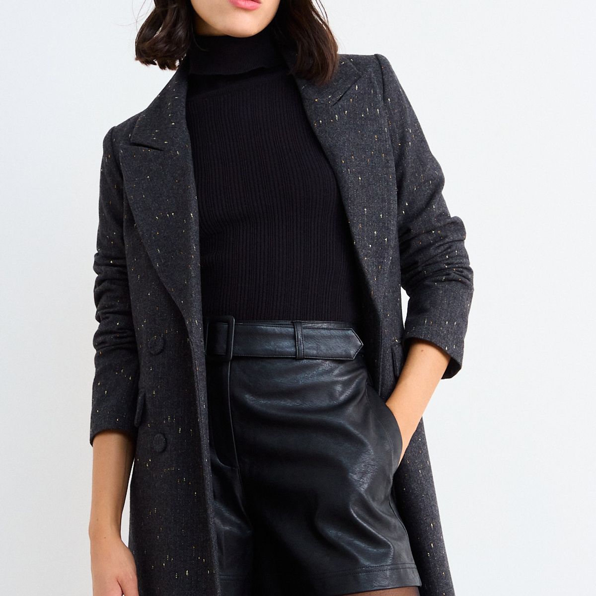 IO - Chaqueton Fantasia Mujer Gris Io