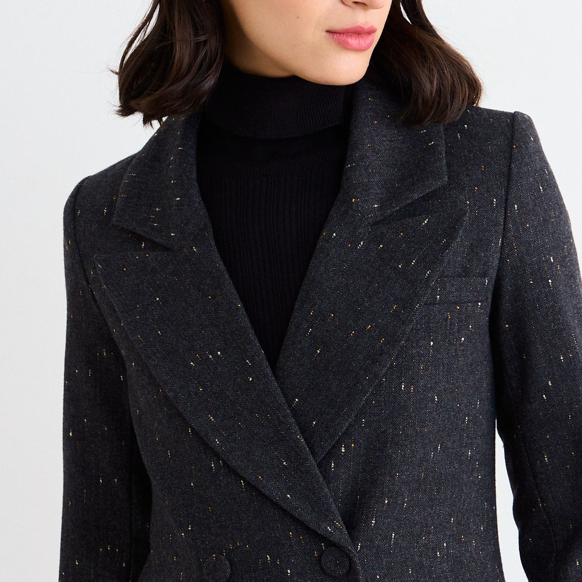 IO - Chaqueton Fantasia Mujer Gris Io