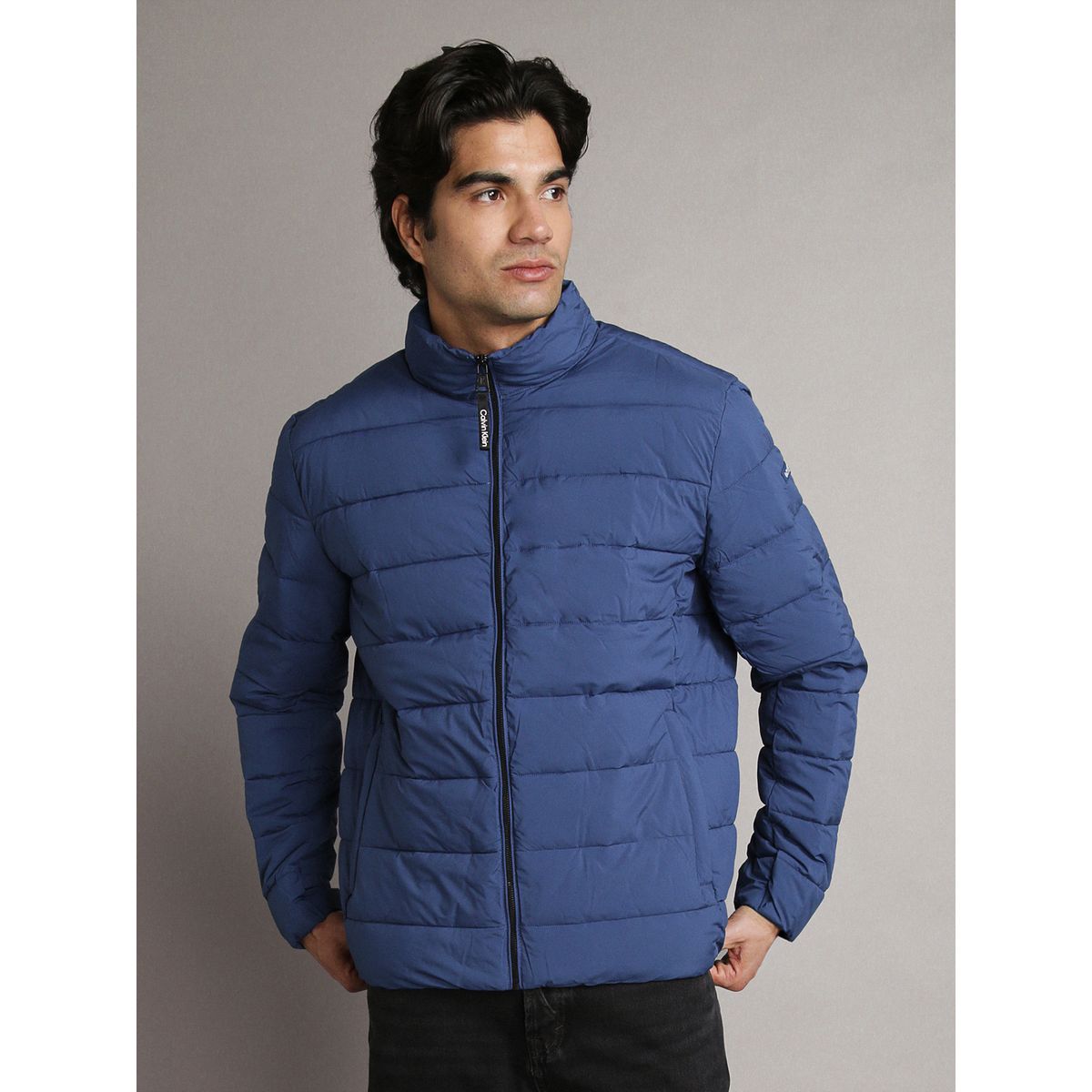 CALVIN KLEIN - Parka Stretch con Cremallera Azul Calvin Klein
