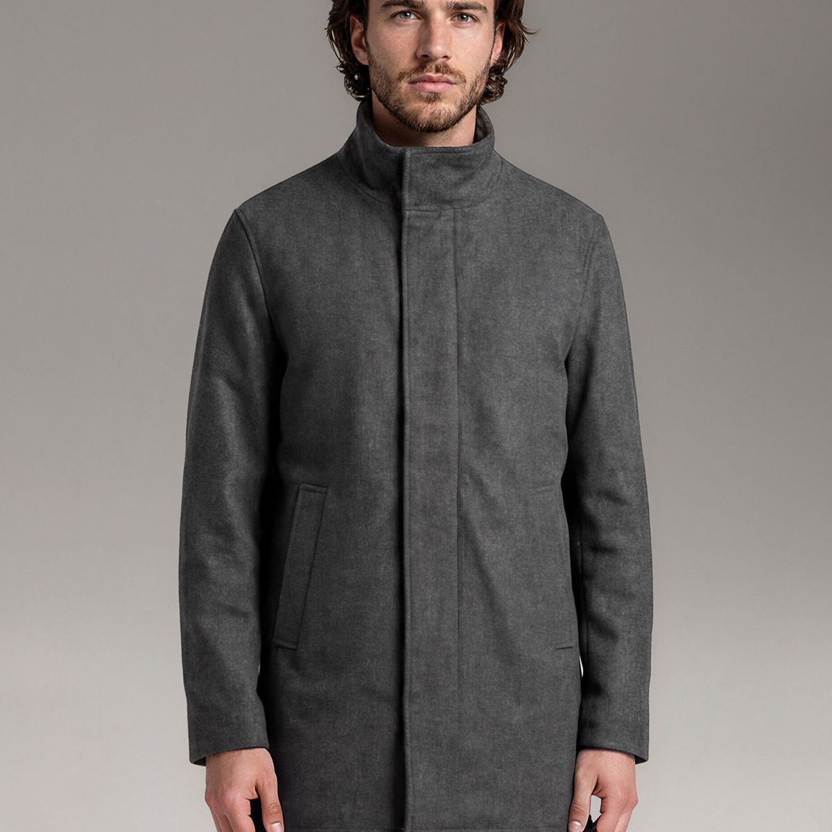 CALVIN KLEIN - Parka Urban Walking Coat Gris Calvin Klein