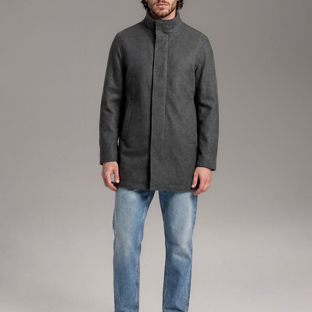 CALVIN KLEIN - Parka Urban Walking Coat Gris Calvin Klein