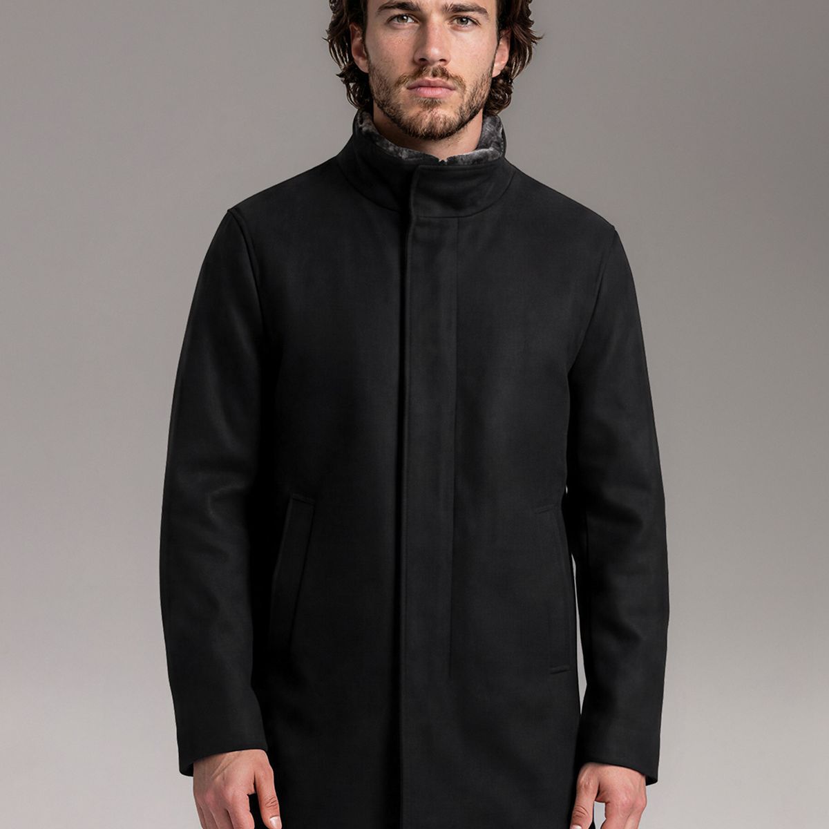 CALVIN KLEIN - Parka Urban Walking Coat Negro Calvin Klein