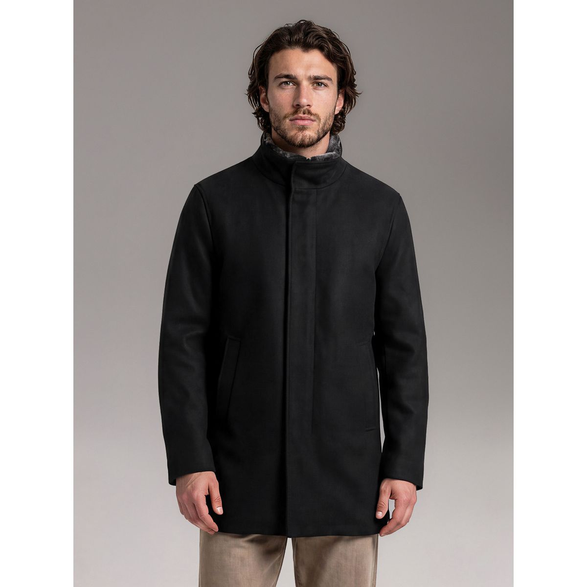 CALVIN KLEIN - Parka Urban Walking Coat Negro Calvin Klein