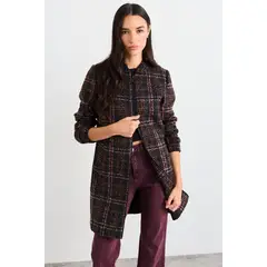 IO - Chaqueton Liso Mujer Negro