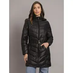 CALVIN KLEIN - Parka Larga Puffer con Gorro