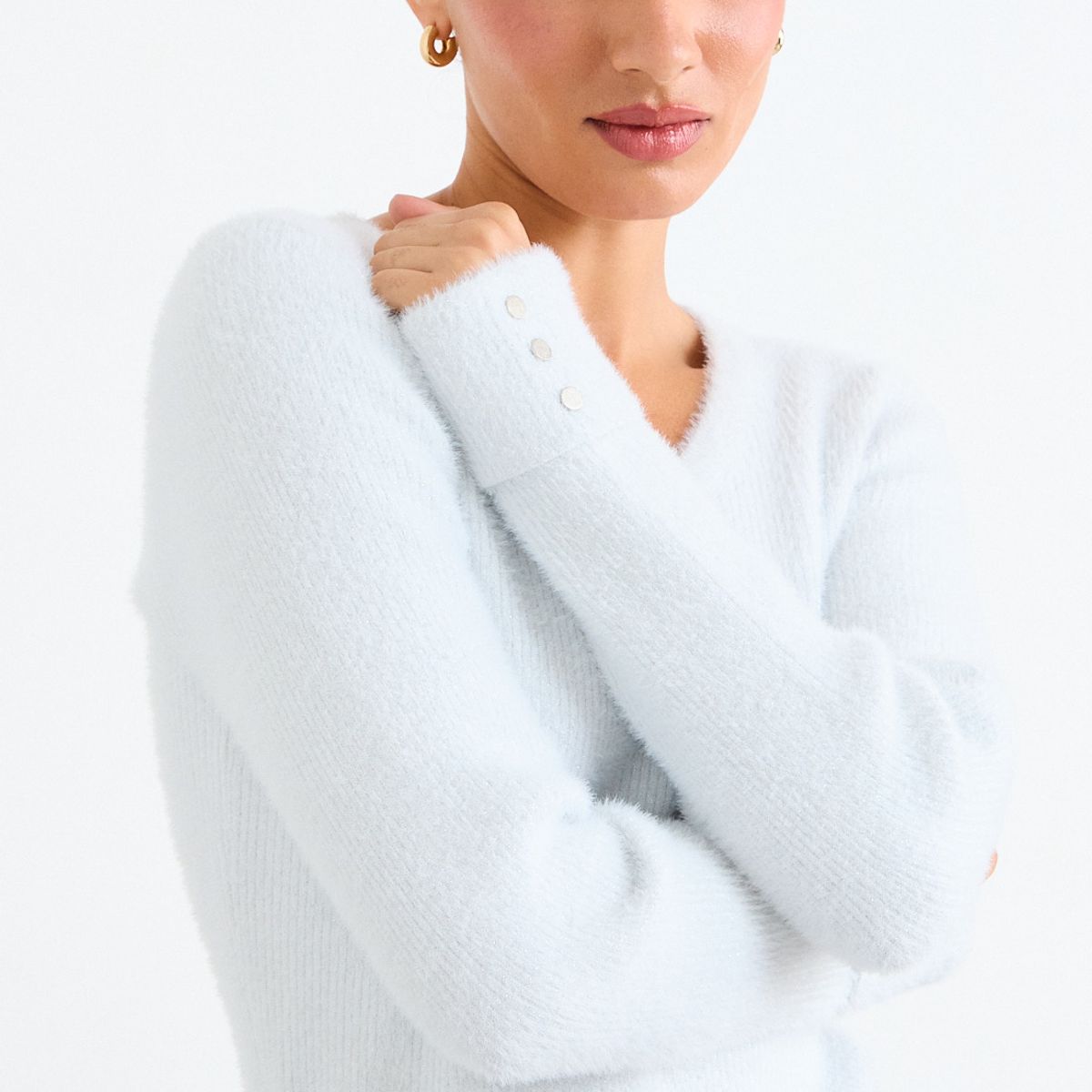 IO - Sweater Liso Mujer Crudo Io