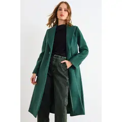IO - Chaqueton Liso Mujer Verde