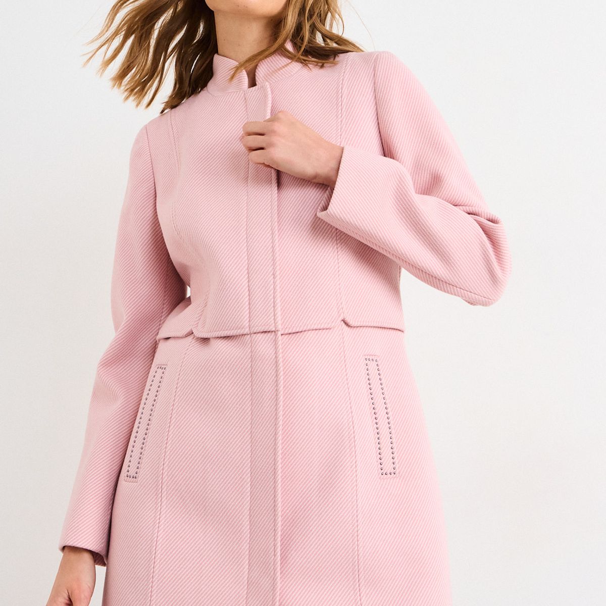 IO - Chaqueton Liso Mujer Rosa Io