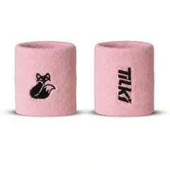 TILKI - Muñequera Corta Pro Terry Lehinde Rosa X2 Tenis Padel