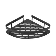 GENERICO - Estante Organizador de Baño Esquinero para Ducha Negro