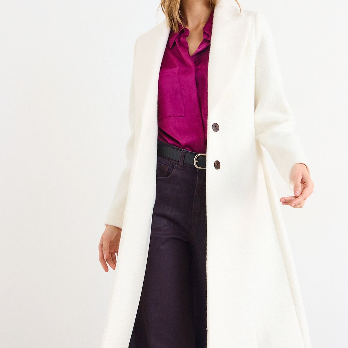 IO - Chaqueton Liso Mujer Crudo Io