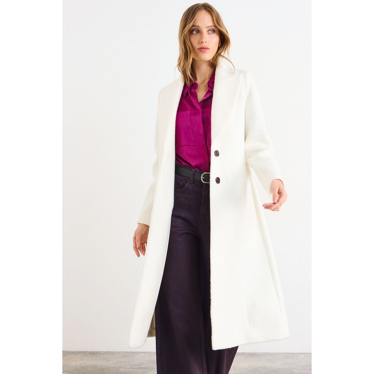 IO - Chaqueton Liso Mujer Crudo Io