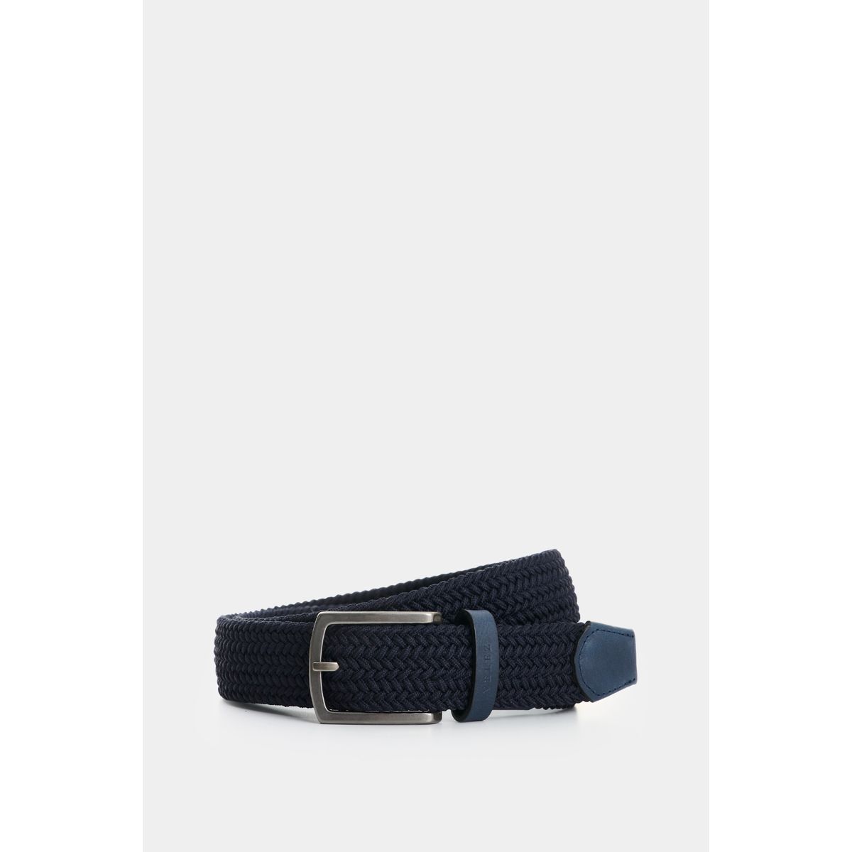 VELEZ - Vélez Cinturón Trenzado Cuero Hombre Tyvi 2.0 Azul Oscuro