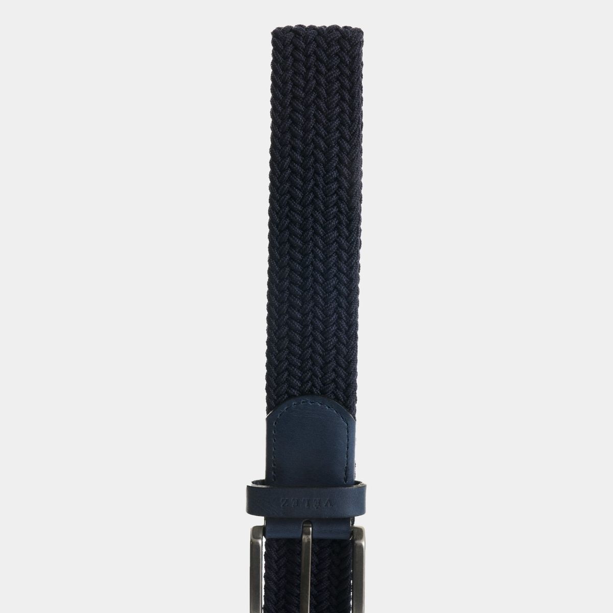 VELEZ - Vélez Cinturón Trenzado Cuero Hombre Tyvi 2.0 Azul Oscuro