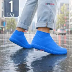 UTILISIMO - Fundas Cubre Zapatos Azul Impermeable Surtidas Silicona Antideslizante 1 Par