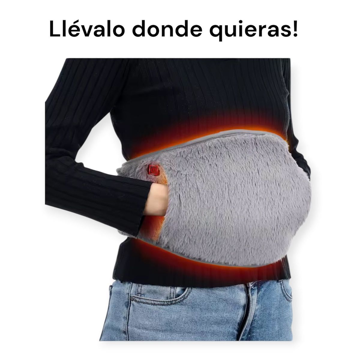 GENERICO - Calentador de Manos Guata Cintura Guatero USB Portátil