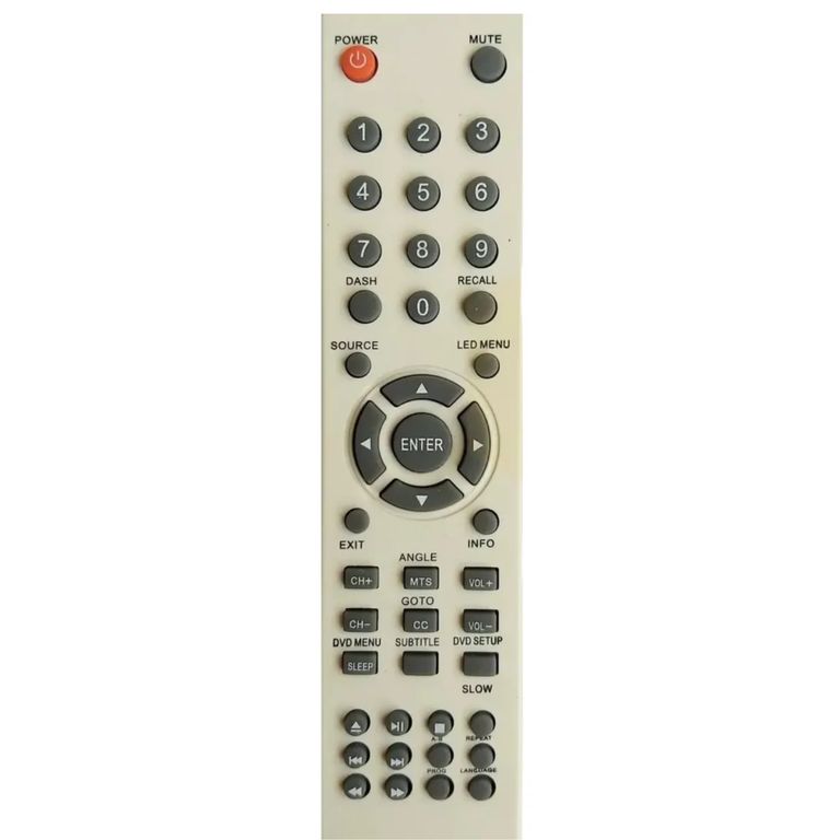 GENERICO Control Remoto Para Tv Irt Lcd Con Dvd Led Lcd2410fhd