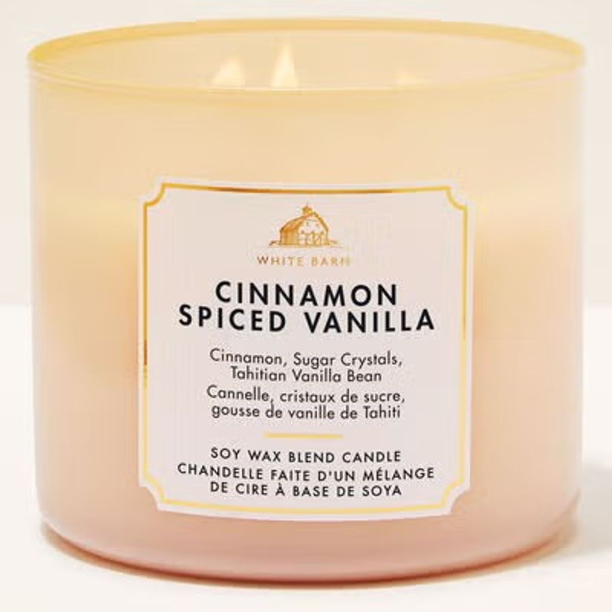 BATH & BODY WORKS - Vela Grande Bath & Body Works Cinnamon Spiced Vanilla