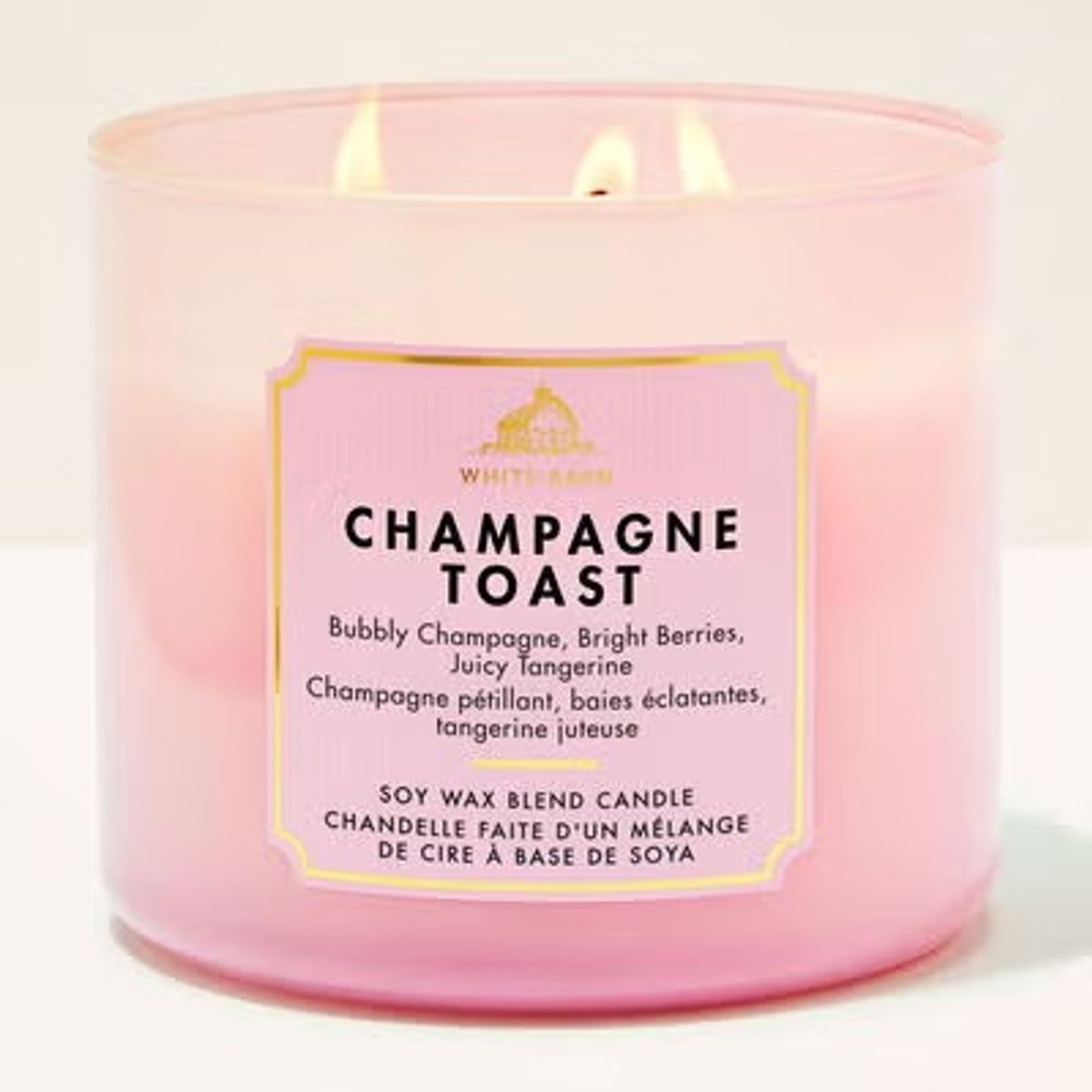 BATH & BODY WORKS - Vela Grande Bath & Body Works Champagne Toast