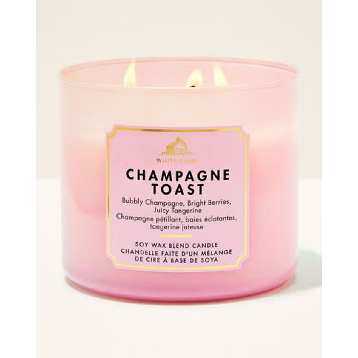 BATH & BODY WORKS - Vela Grande Bath & Body Works Champagne Toast