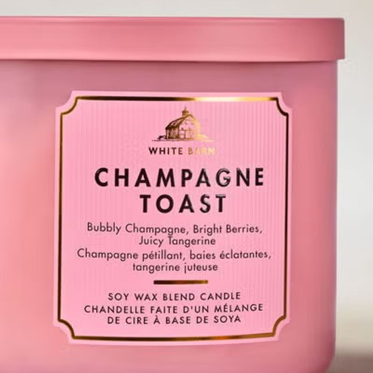 BATH & BODY WORKS - Vela Grande Bath & Body Works Champagne Toast