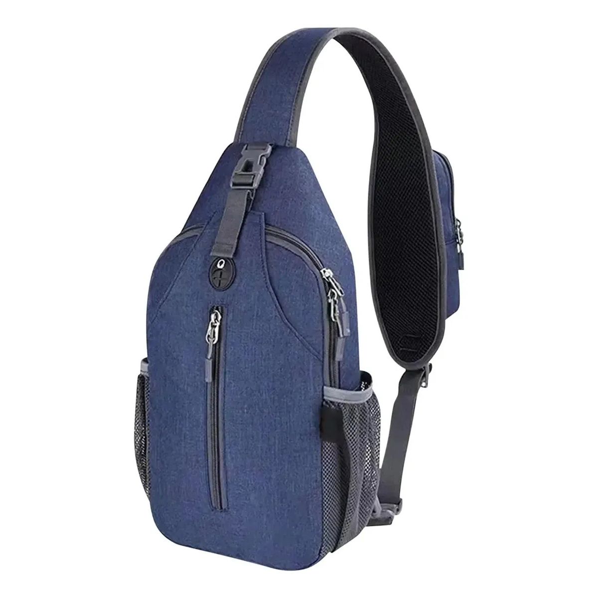 EINICIO - Mochila Cruzada Pecho  Para Ciclismo Senderismo Casual-Azul