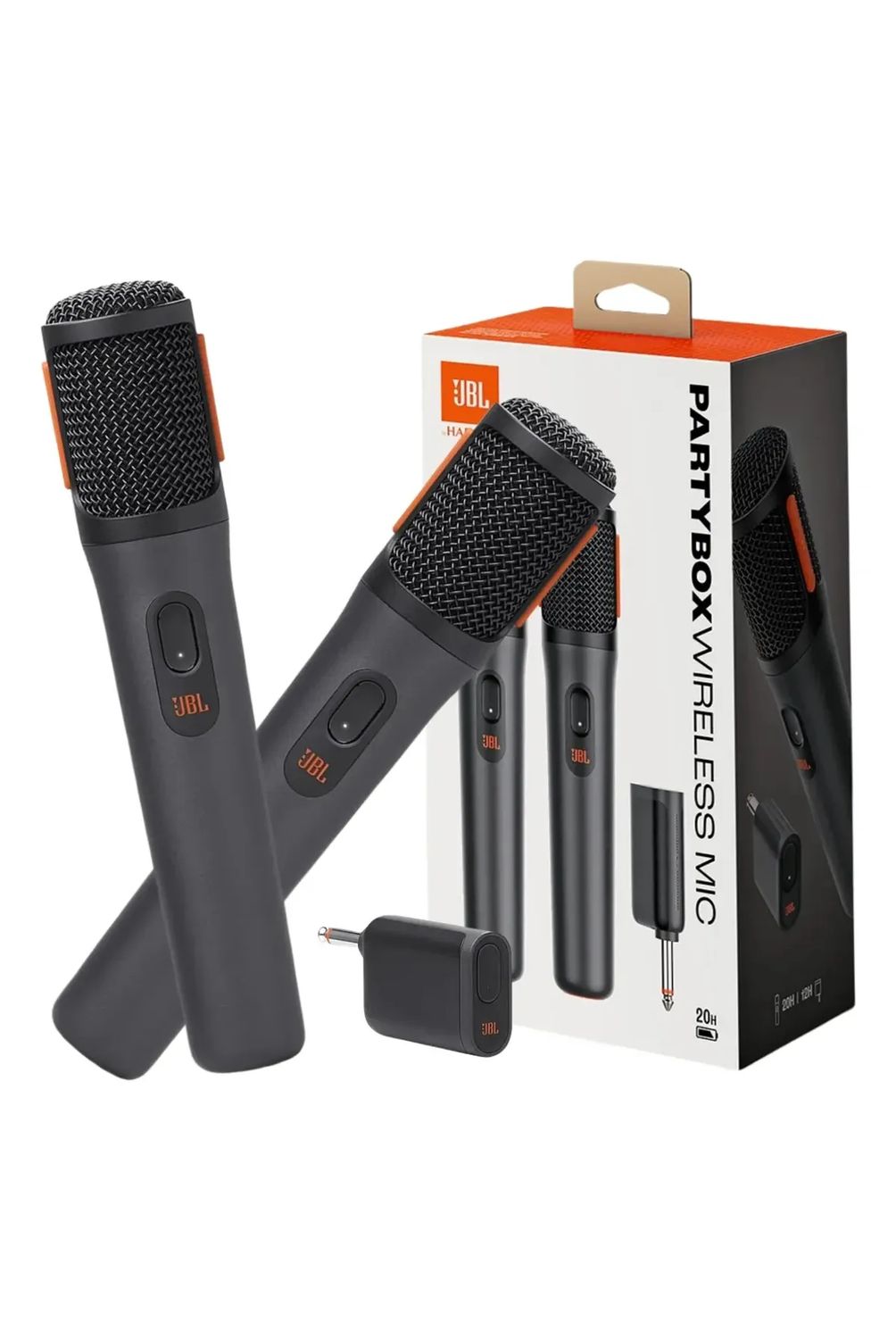 JBL Micrófono x2 - JBL PartyBox Wireless Mic - Inalámbrico y