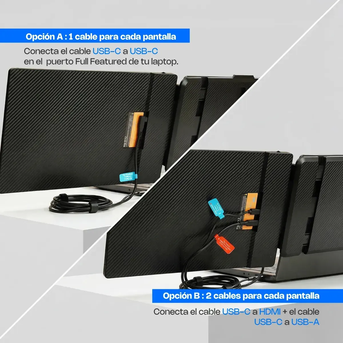 GENERICO - 14 Extensor De Pantalla Para Notebook Doble Línea S2 Pro