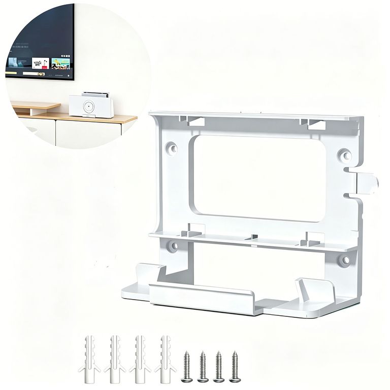MOONCORE Base De Montaje Pared Para Router Starlink Gen3, Abs Blanco