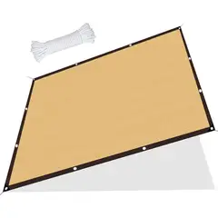 KUANGYE - Malla Sombra de Raschel Reforzada para Exteriores 3x6 M Maya Sombra Toldo para Jardin Sombreado 90%