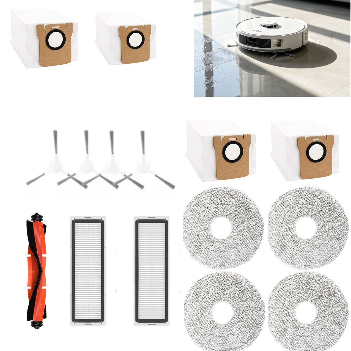 MOONCORE - Kit 15 Repuestos Compatibles Para Xiaomi X20+ Plus Pro Max