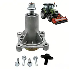 GENERICO - Soporte Cuchilla 4 Puntas Para Tractor Cortacésped Maza
