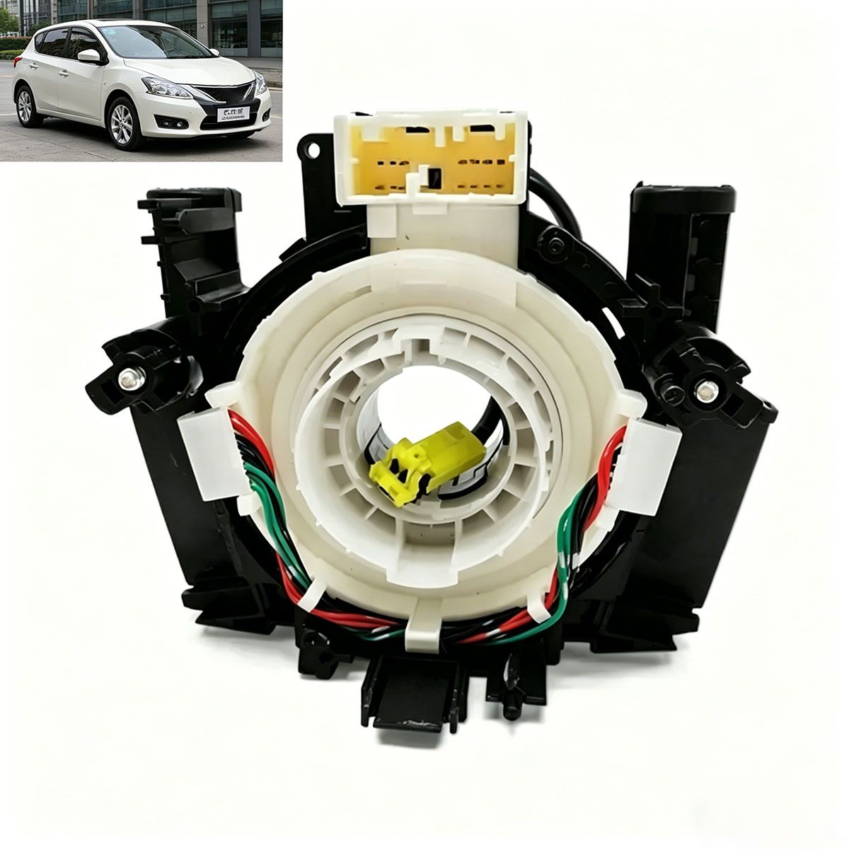 MOONCORE - Cable Espiral Resorte Compatible Con Nissan Tiida 2006-2016