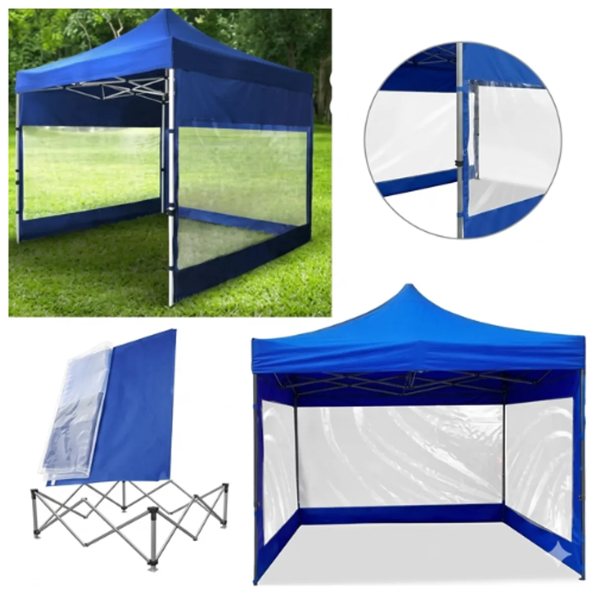 GENERICO - Toldo 3x9 M Impermeable Con Paredes