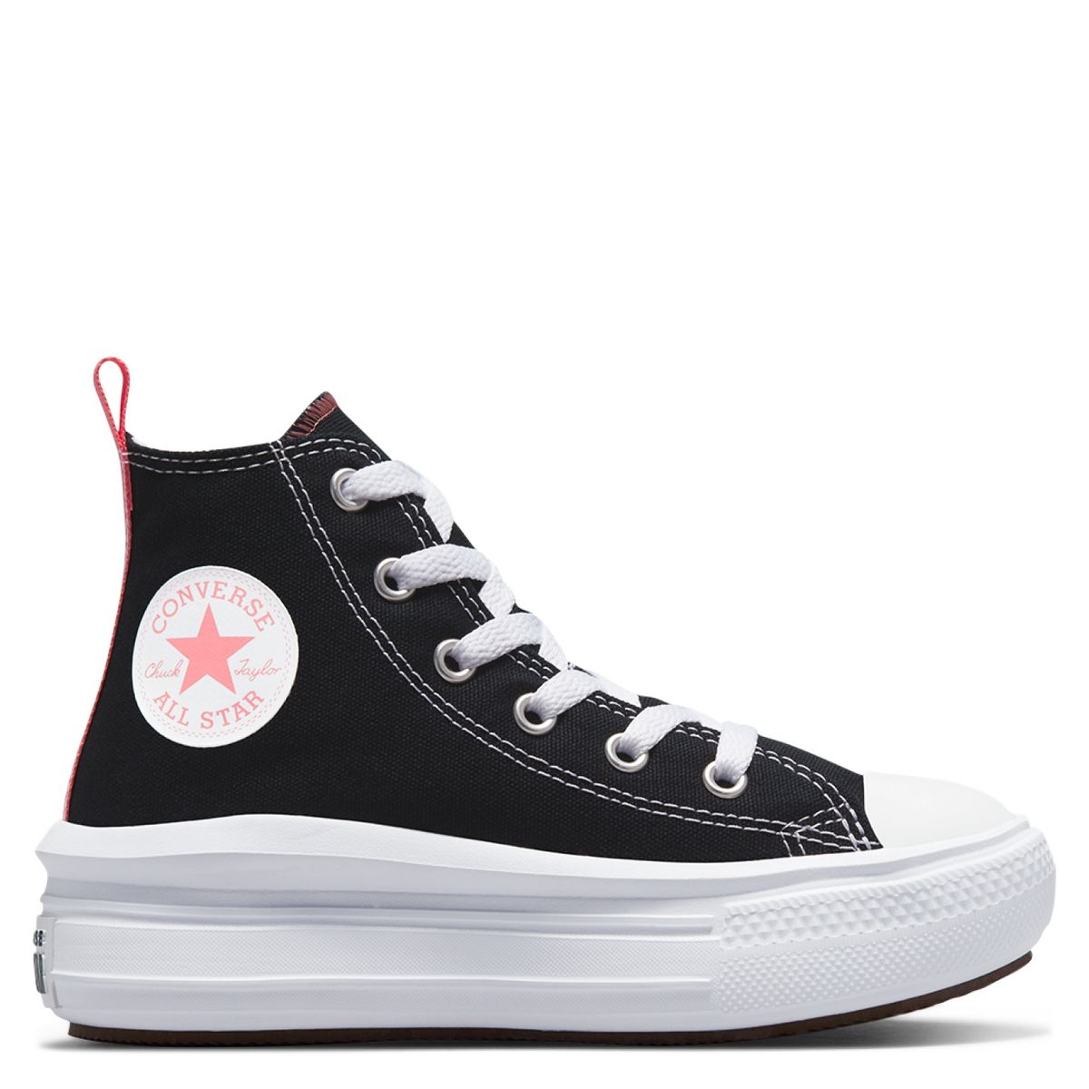 CONVERSE - Chuck Taylor All Star Move Zapatilla Urbana Niña Negro (27 a 35) Converse