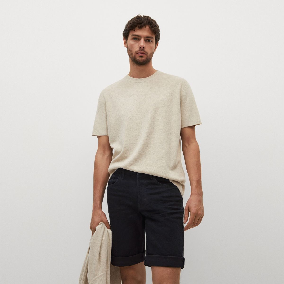 MANGO MAN - Bermudas Denim Hombre