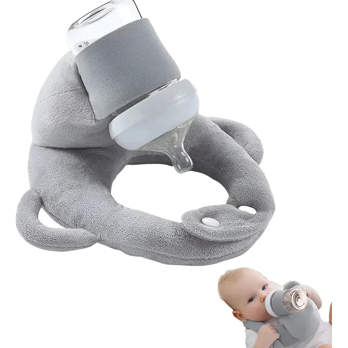 Soporte Para Biberón Con Almohada De Alimentación Bebé, marca KUANGYE - Foto Principal