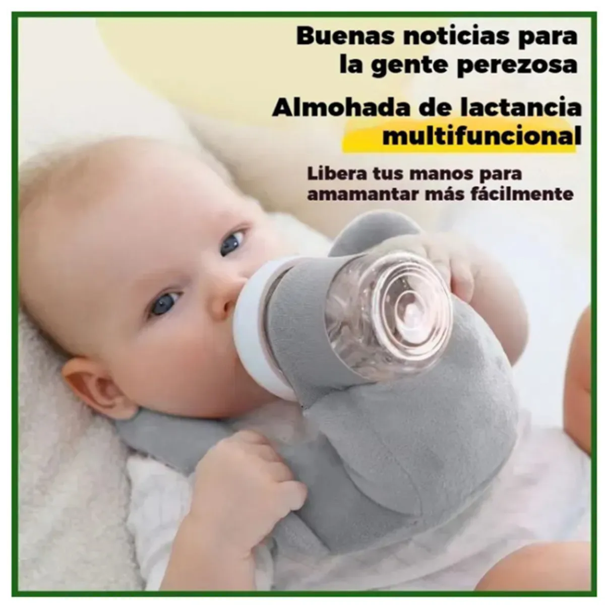 Soporte Para Biberón Con Almohada De Alimentación Bebé, marca KUANGYE - Foto 2